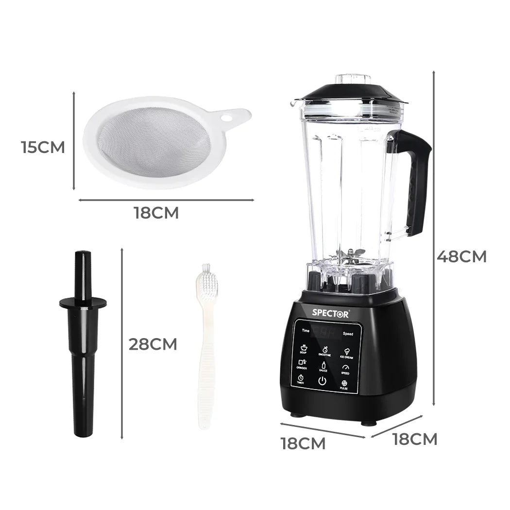 Spector 2L Commercial Blender Mixer Black-2042497464006742018