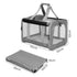 Pawz 3 in 1 Pet Soft Crate Dog Cat Carrier XL Size Grey-2006732695287238658