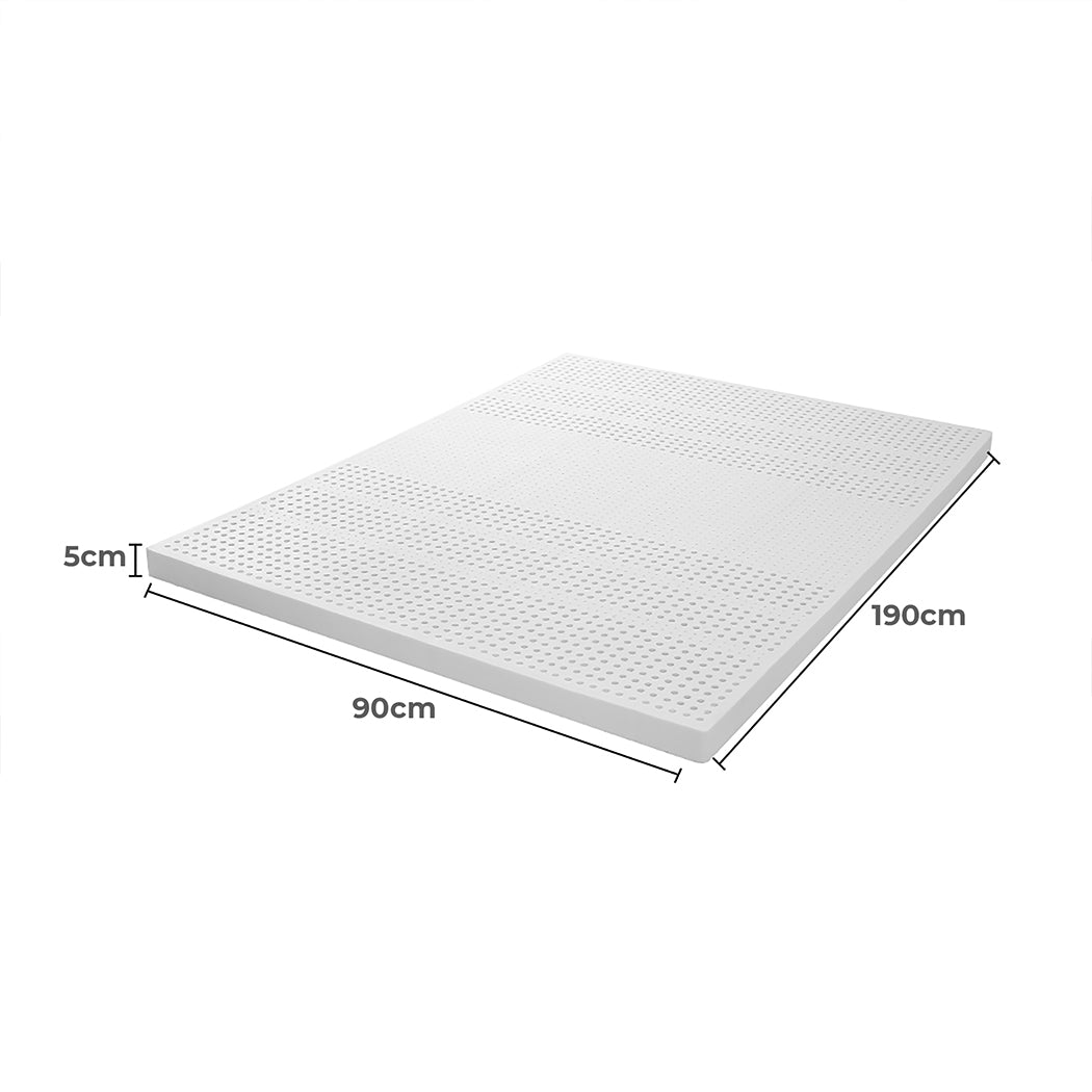 Dreamz Latex Mattress Topper Single-1910112895463723010