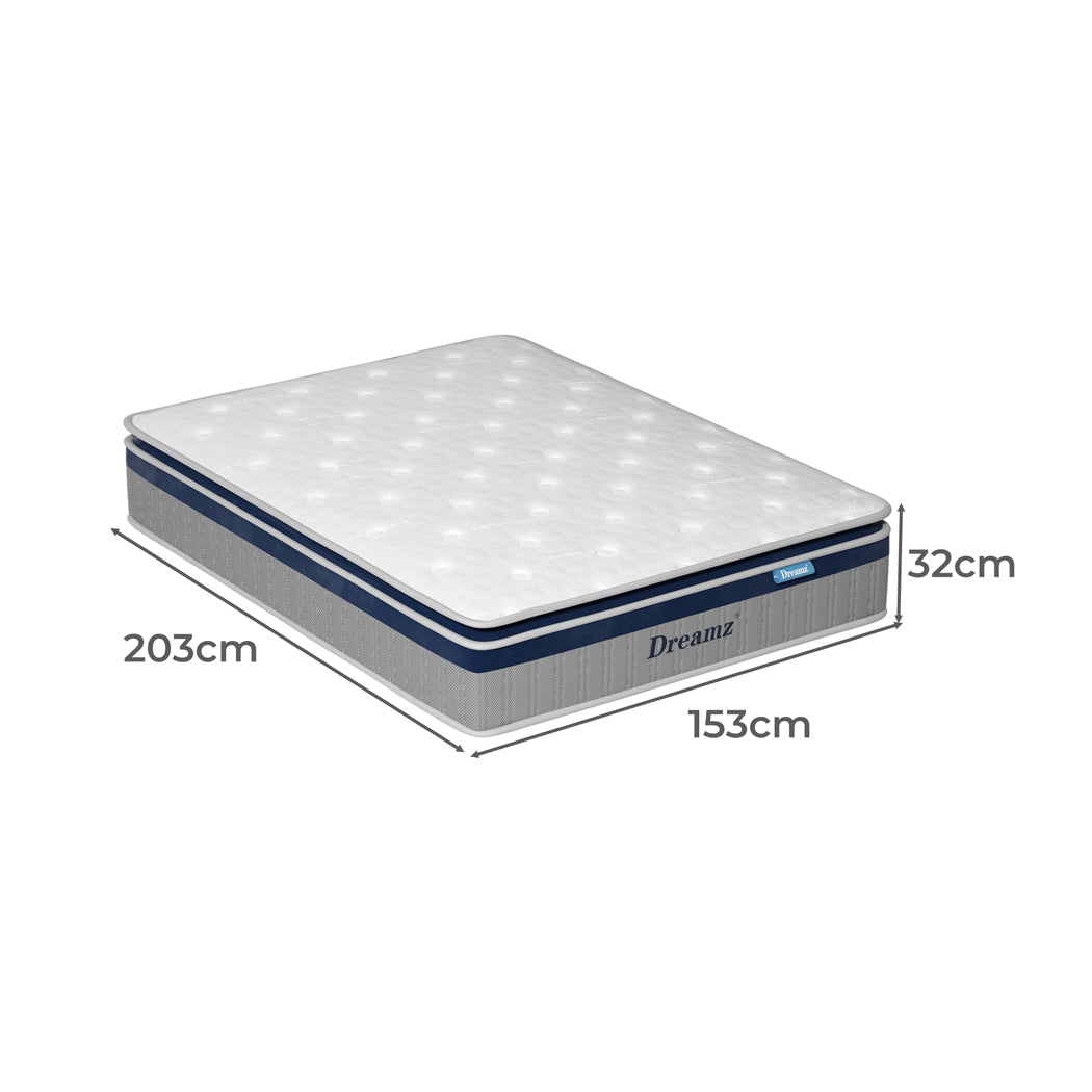 DreamZ Spring Mattress Pillow Top All Sizes  32CM-2006732828213121026