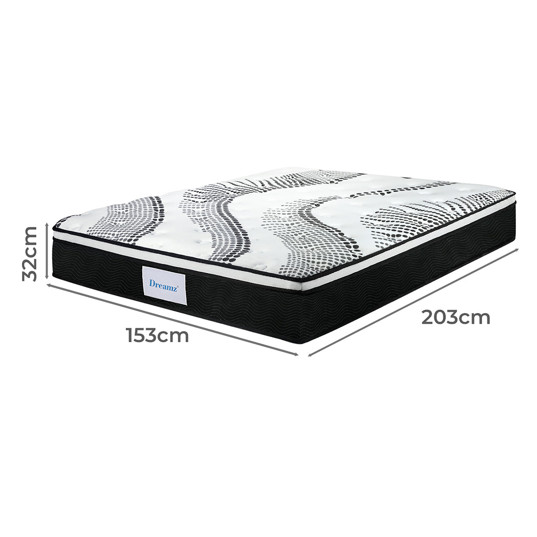 Dreamz 7 Zone Pocket Spring Mattress Medium Firm Queen-2050056898463535106