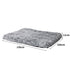PaWz Replaceable Pet Bed Cover Plush XL Charcoal X-Large-1937319828931088386