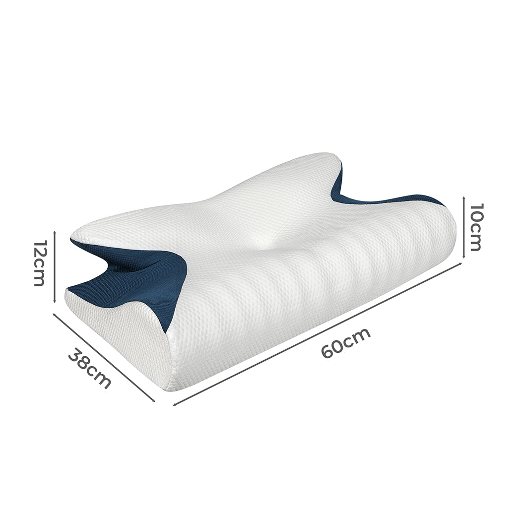 Dreamz Memory Foam Cervical Pillow Pain Relief-2025742031590133762