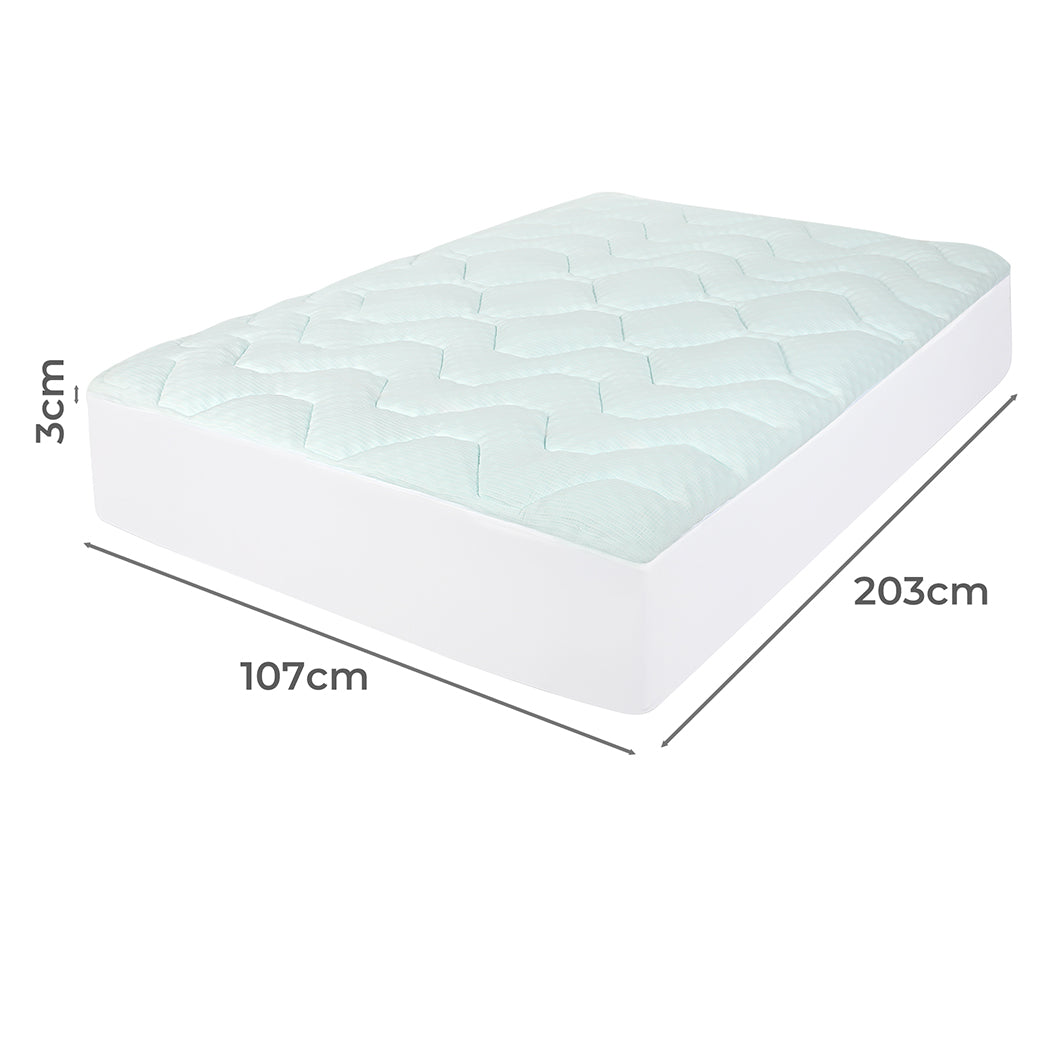 Dreamz Mattress Topper Pillowtop Cover King Single-2050056896710316034