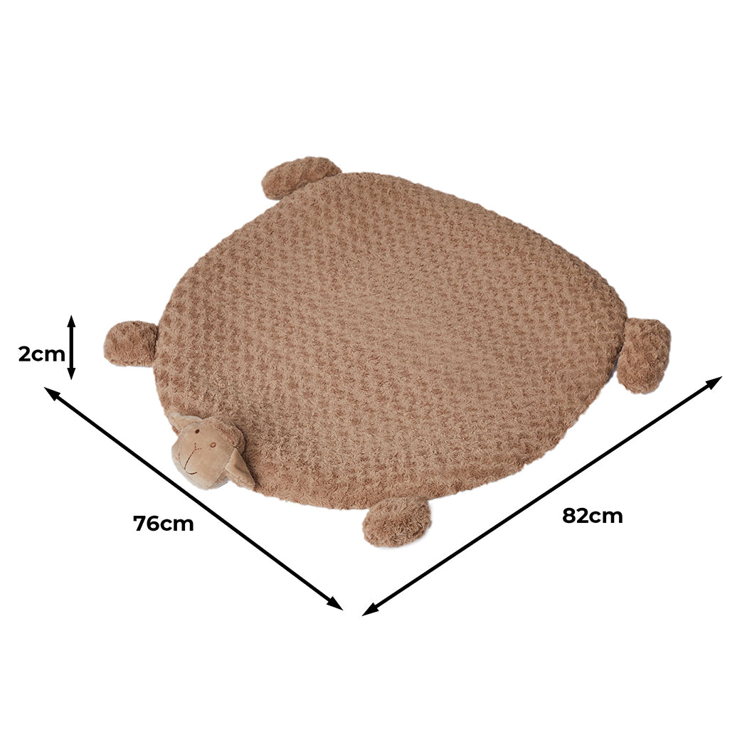 PaWz Pet Bed Cat Calming Bed Dog Squeaky M Tan Medium-1864184506739724290