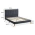 Levede Fabric Bed Frame Double Mattress Grey-2006733223580798978