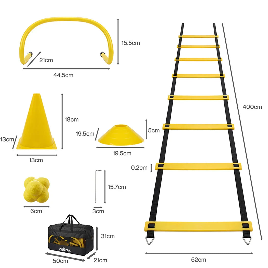 Centra 39Pcs Speed Agility Training Set Soccer Training Equipment Agility Ladder-2050059020148019202