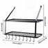 Toque Metal Pot Pan Rack Hanging Kitchen Shelf Wall Mounted Organizer 10 Hooks-2061251871485595650