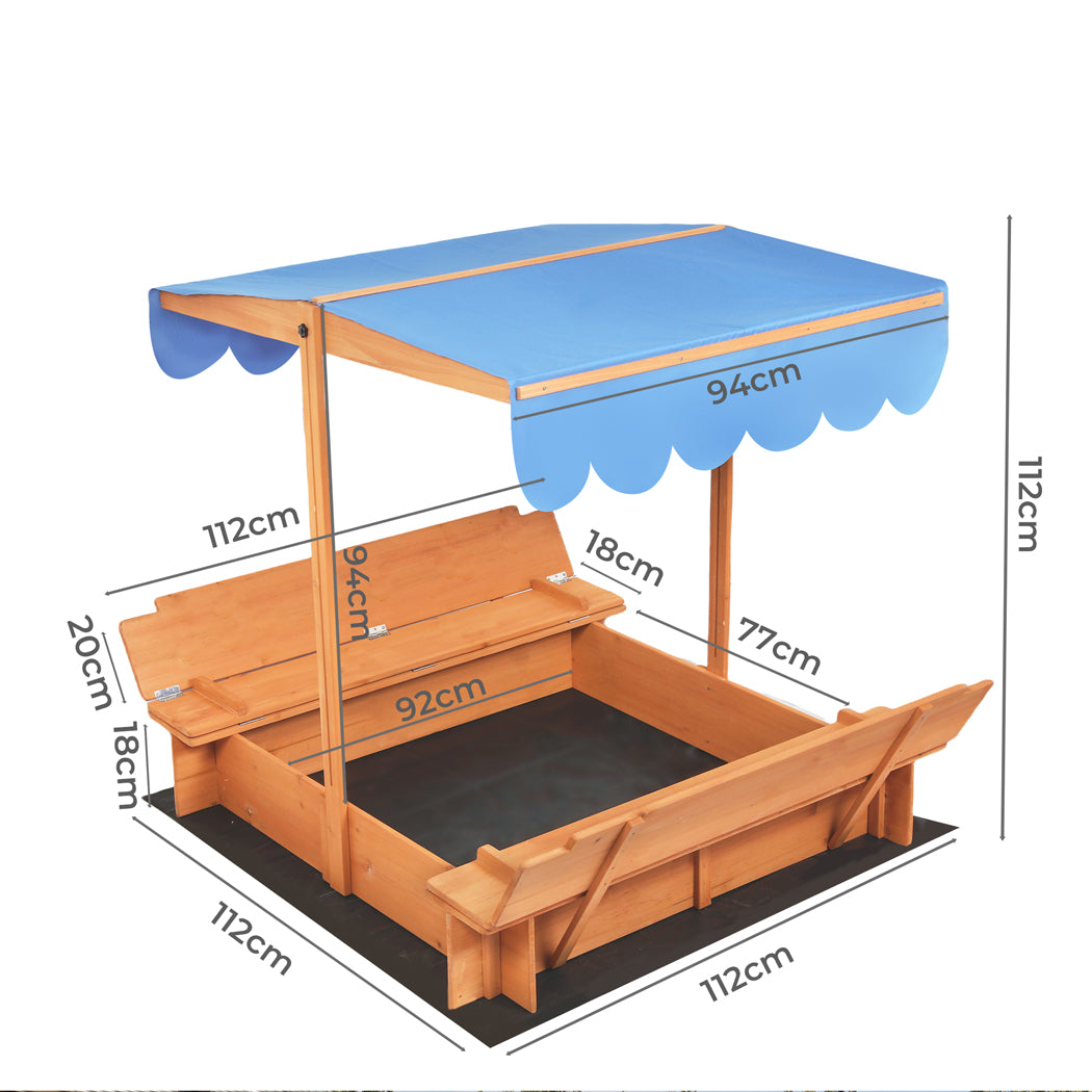 Bopeep Kids Wooden Sandbox-1950770001036316674