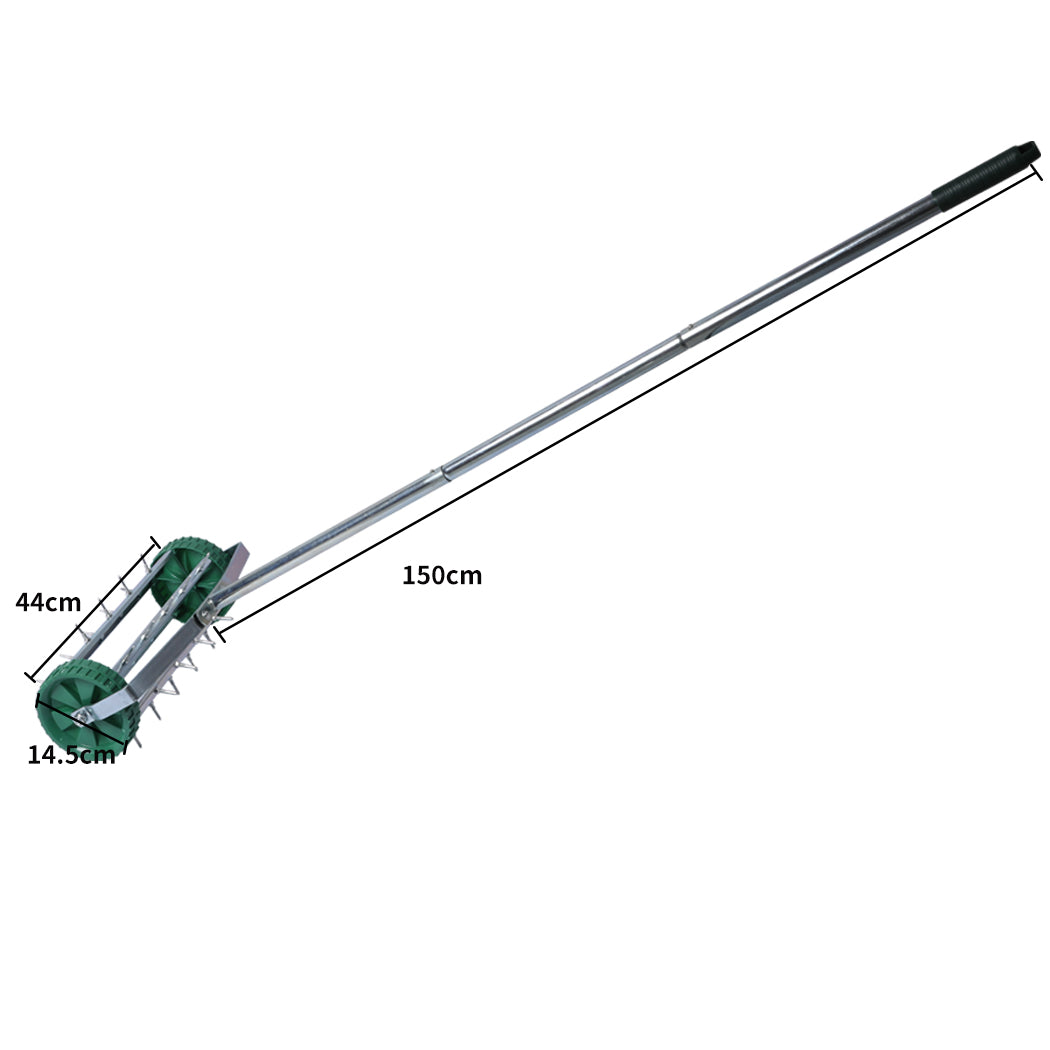 Lawn Aerator Roller Scarifier Rolling-1864184262408933378