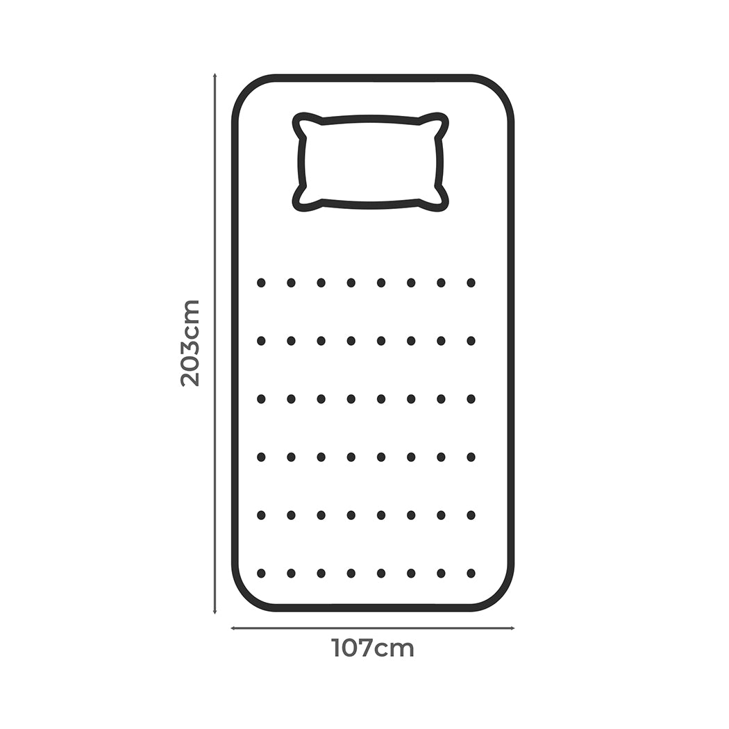 Dreamz Pillowtop Mattress Topper thickness 5cm-1910112192666144770