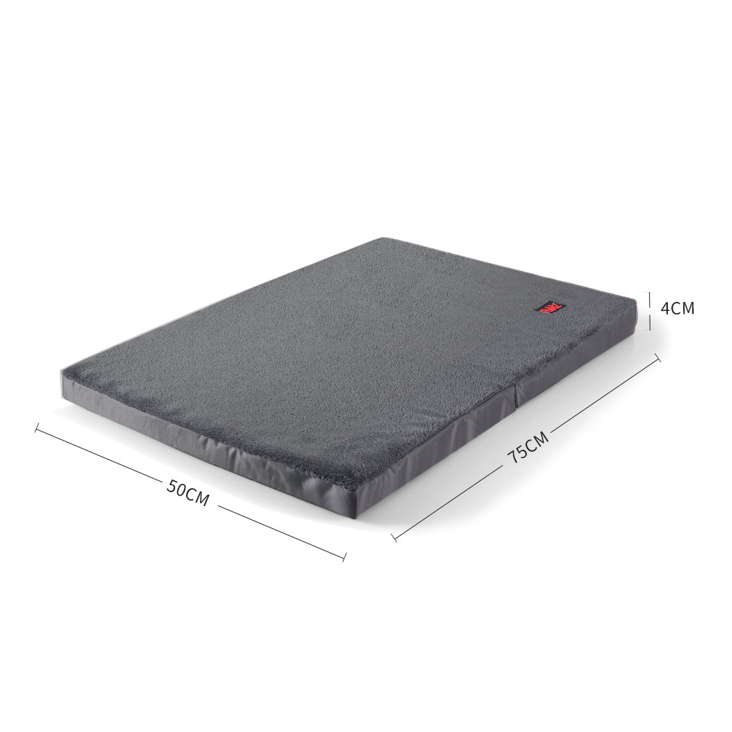 PaWz Pet Bed Foldable Dog Puppy Beds Grey Medium-2018816645446897666