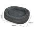 Pawz Orthopedic Plush Dog Bed Soft Washable Pet Bed Grey Cosy Cushion XXL Size-2050056794914557954