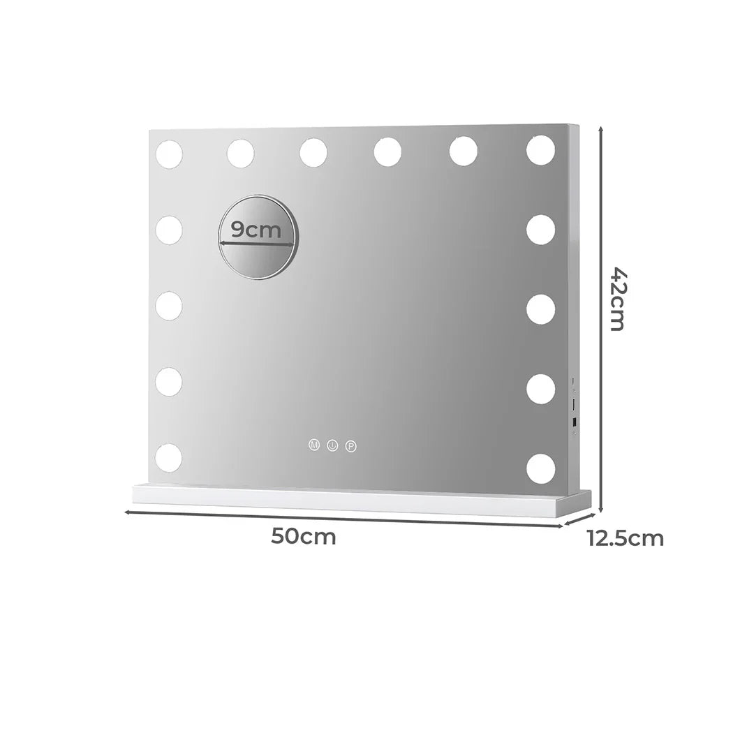 Yezi LED Vanity Makeup Mirror 42x50cm-2006732739474231298