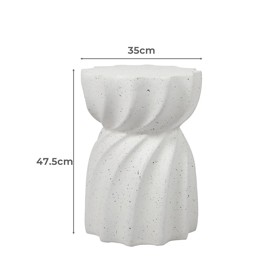 Levede Side Table End Terrazzo Hourglass-1864183282778902530