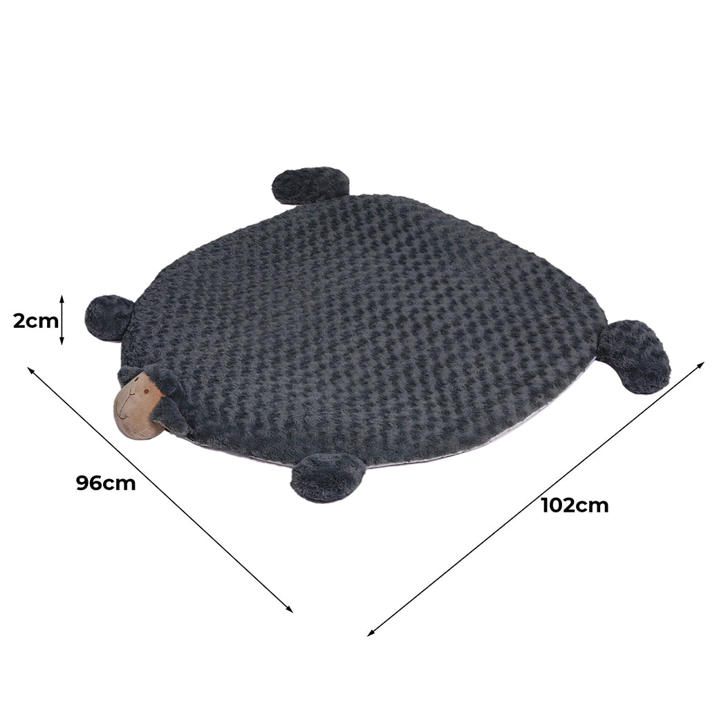 PaWz Pet Bed Cat Calming Beds Dog Squeaky L Charcoal Large-2018816684881743874