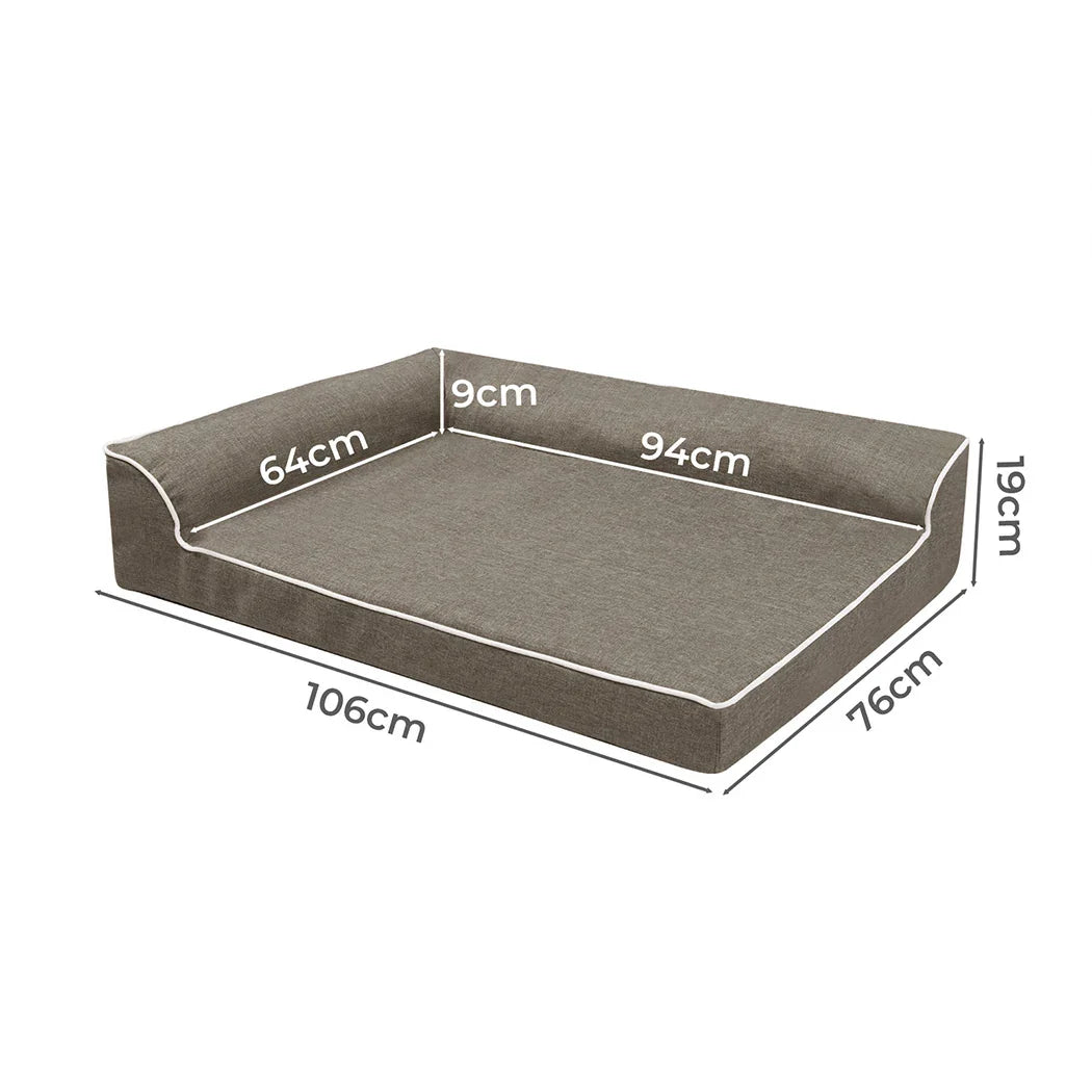 Pawz Orthopedic Dog Bed XL Coffee-2006732880738390018