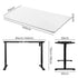 Levede Motorised Standing Desk Adjustable 140cm White 1000x 1MM-2018816933687857154