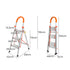 Traderight 3 Step Ladder Folding Aluminium-1864184279626551298