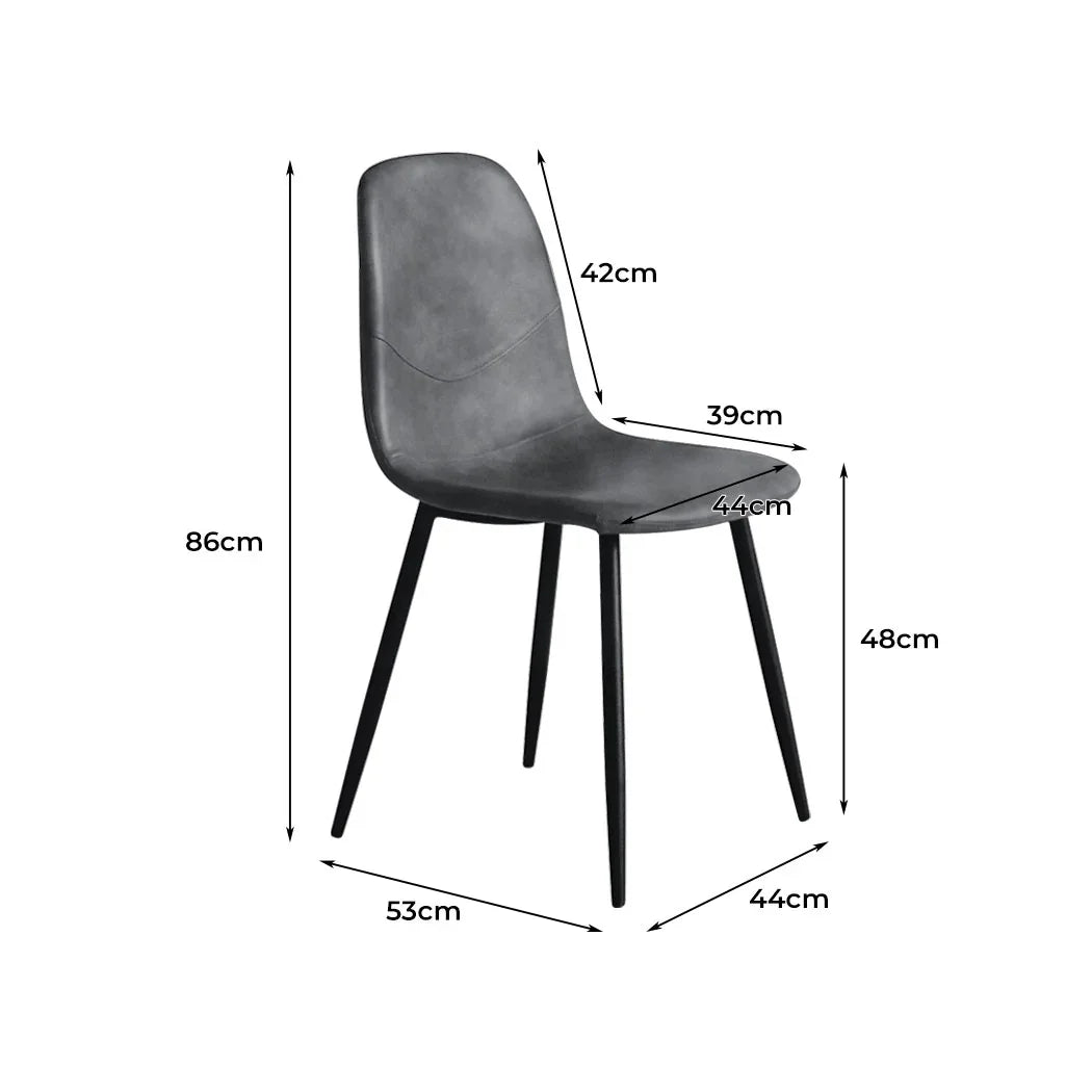 Levede 8x Dining Chairs Kitchen Eames-2029387210150776834