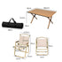 Levede Folding Camping Table Chair Set Oak-2006733114126241794