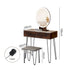 Levede Dressing Table LED Light Strip Brown