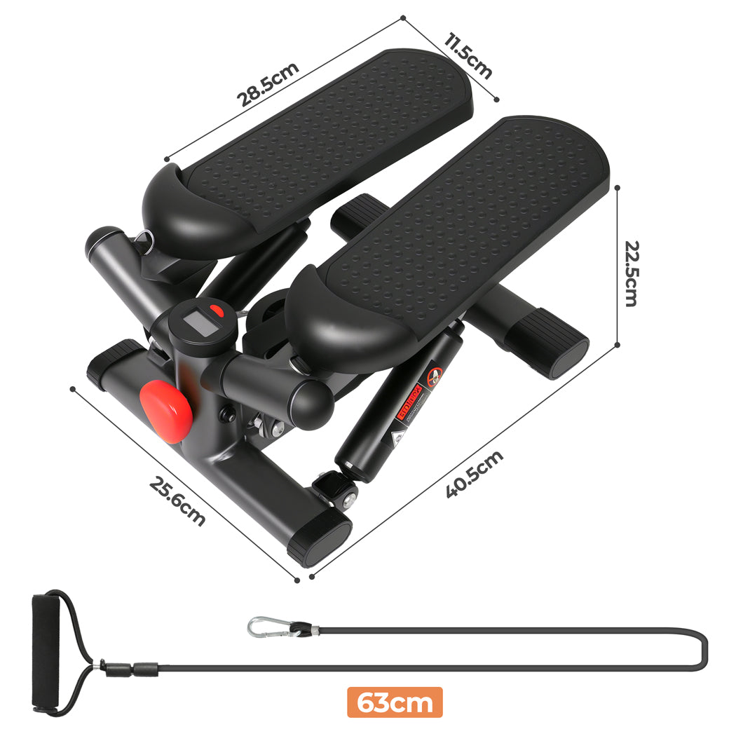 Centra Mini Stepper with Resistance Bands-1894516783772209154