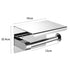 Toilet Paper Holder Roll Bath Tissue Silver-2018816622571163650