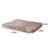 PaWz Dog Mat Pet Calming Bed Memory L Coffee Large-1910112983200174082