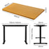 Levede Motorised Standing Desk Adjustable 120cm Natural 800x 1.5MM-2029387252869763074