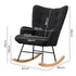 Levede Fleece Rocking Chair-1973193438832758786