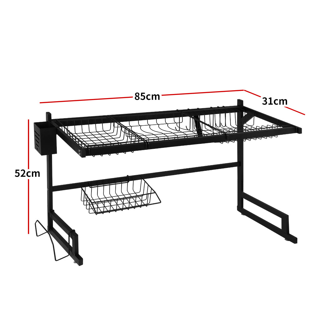 TOQUE Dish Drying Rack Over Sink Steel 85 CM-1864184344776675330