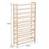 Levede Bamboo Shoe Rack Storage Wooden-2018816813839814658