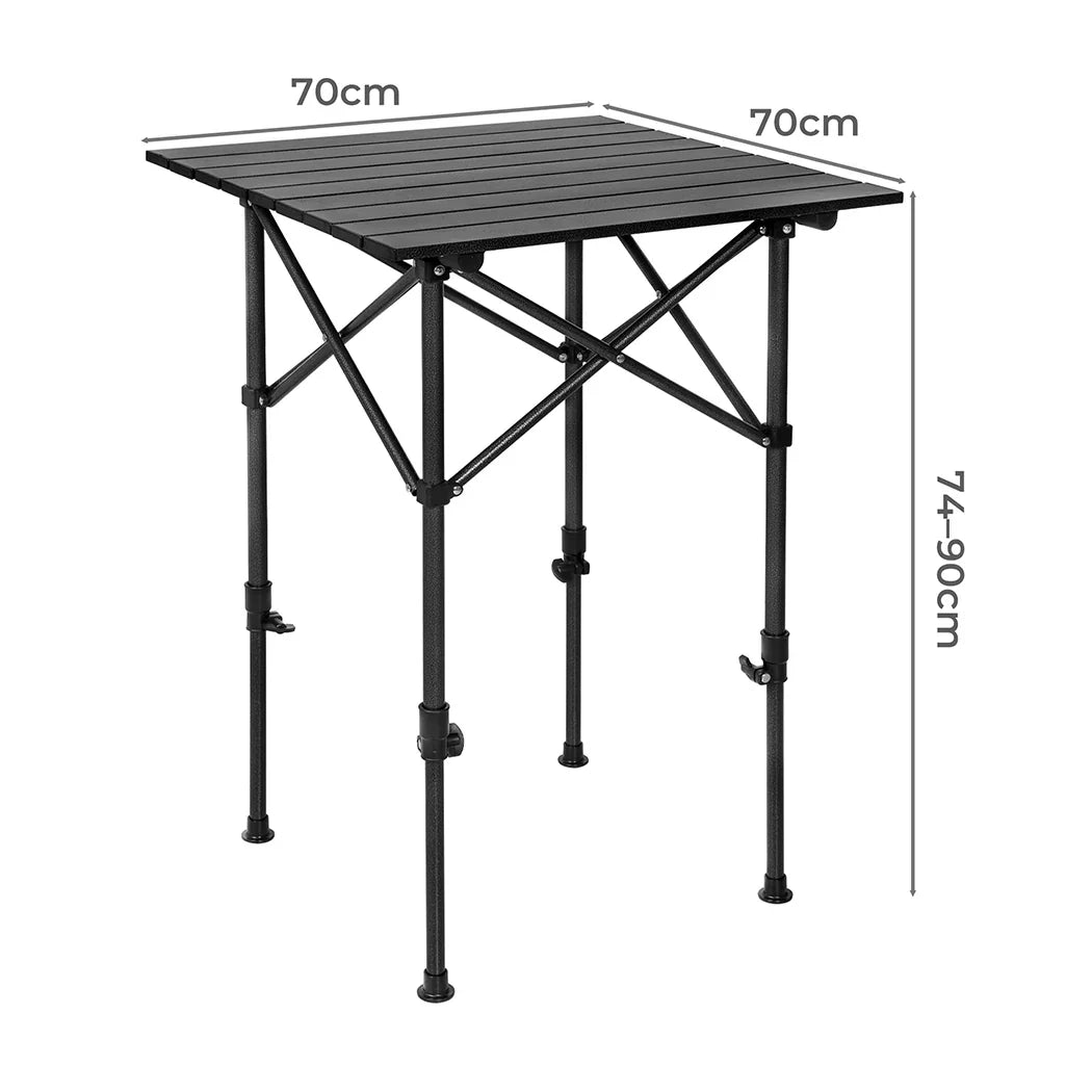 Levede Camping Table Folding Aluminum Portable BBQ Desk-2050056752648556546