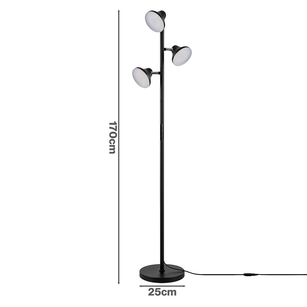 Emitto 3-Light LED Floor Lamp Dimmable Tree Lamp Remote Adjustable Living Room-2100002229158285314