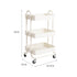 Levede 3 Tiers Kitchen Trolley Cart White-2006733175103033346