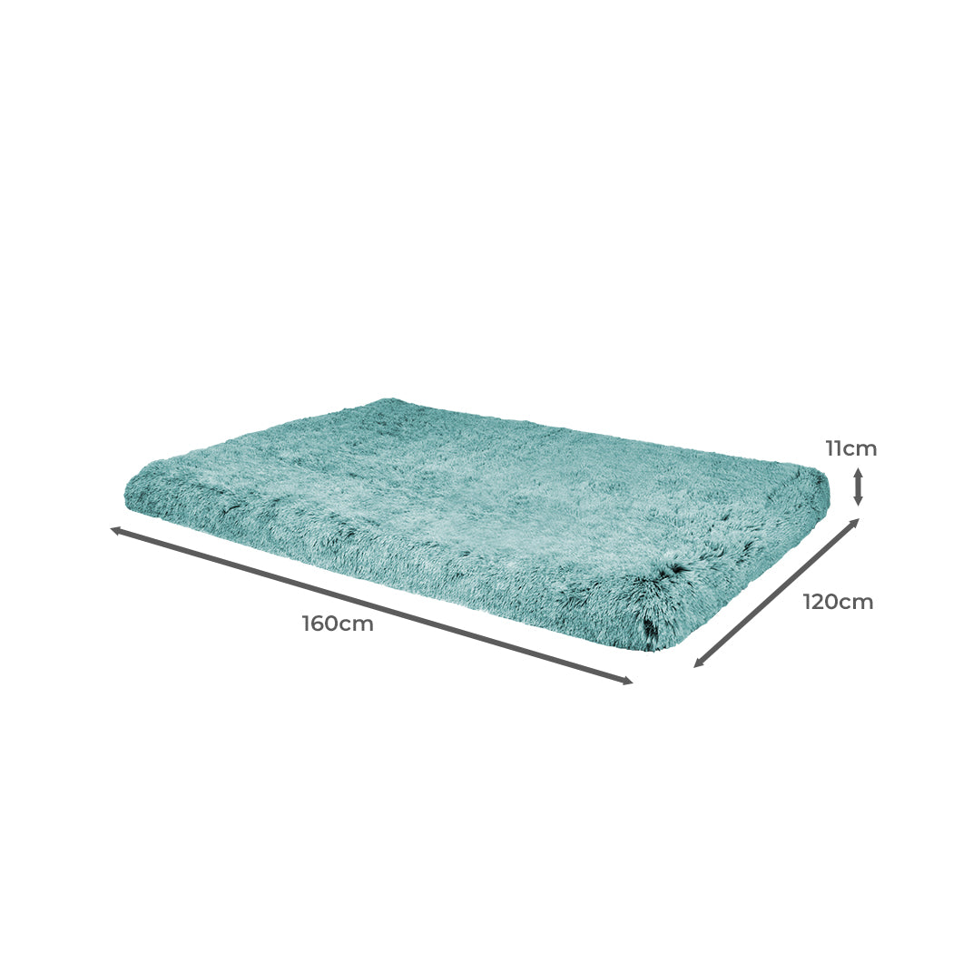 PaWz Dog Mat Pet Calming Bed Memory XXL Green XX-Large-1864184531687444482