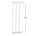 Levede Baby Safety Gate Adjustable Pet White 20cm Extension-1864183161550934018
