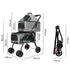 PaWz Two-tier Pet Stroller Double Dog-2029387239179554818