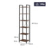 Levede 6 Tier Bookshelf Tall Bookcase Storage Shelf Display Rack Living Room-2072893553054453762