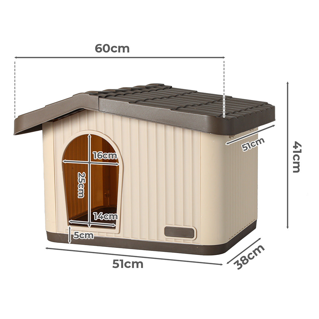 Pawz Plastic Dog Cage Kennel for Small Dogs with Vent-2006733420968939522