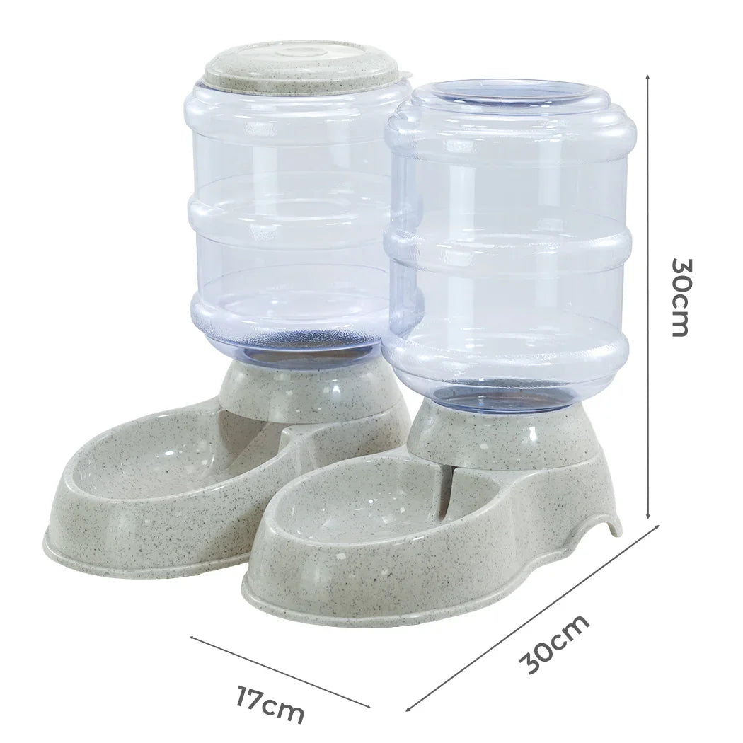 Pawz Automatic Pet Feeder Water Dispenser Set 3.5L-2050056903379259394