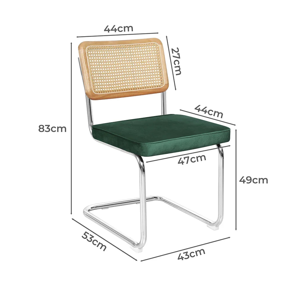 Levede 4xRattan Chair Dining Chairs-2029387211119661058