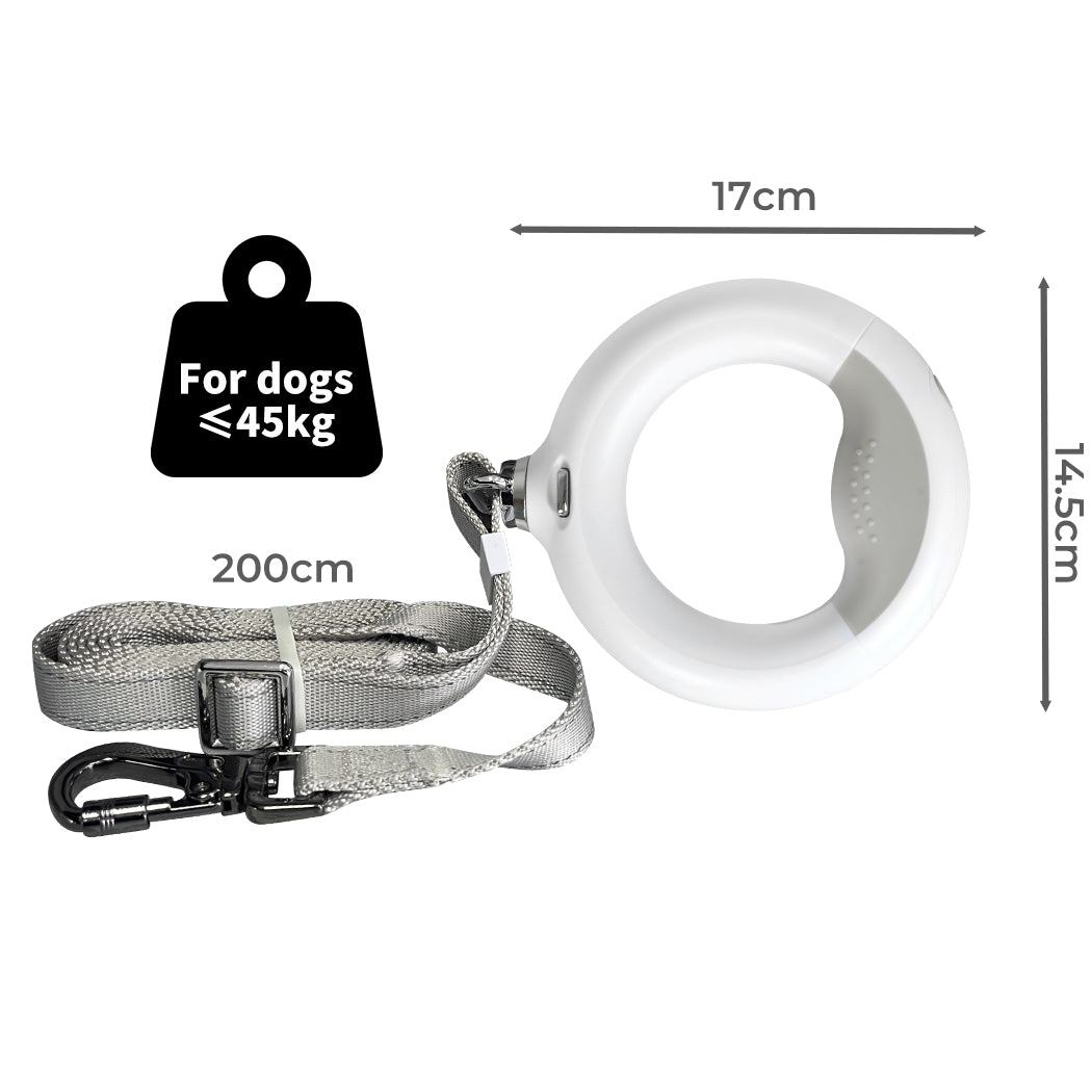 PaWz LED Dog Leash Lead Walking Rope White-2018816737599950850