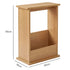 Levede Narrow Side Table Magazine Rack Slim End Bedside Storage Table Bedroom-2061251865689067522