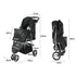 PaWz Large Pet Stroller Dog Cat Carrier Black-2006733030508597250
