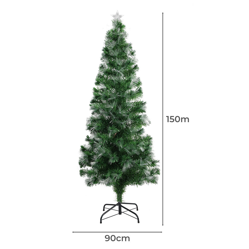 SANTACO Christmas Tree Fibre Optic 1.5M