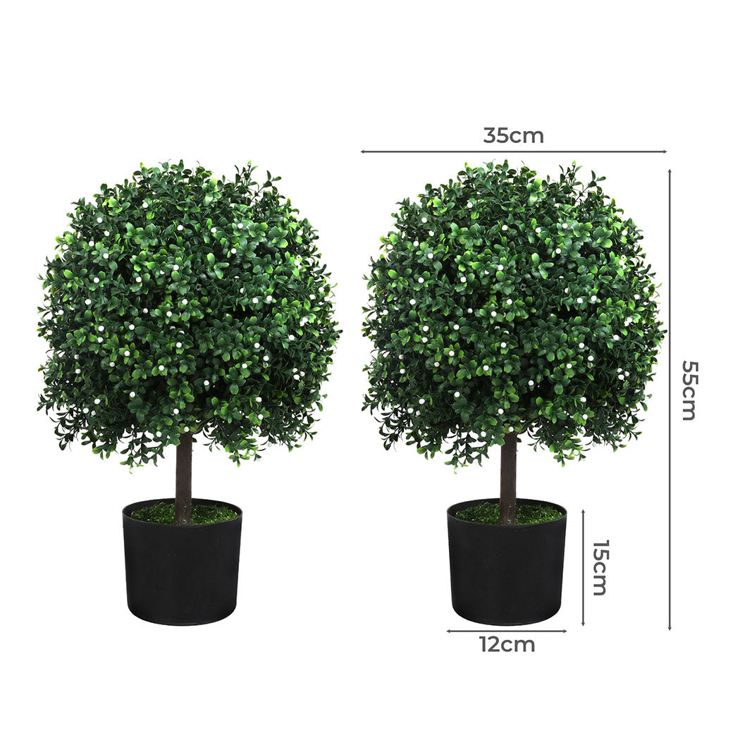 Lambu Artificial Boxwood Topiary Ball Tree