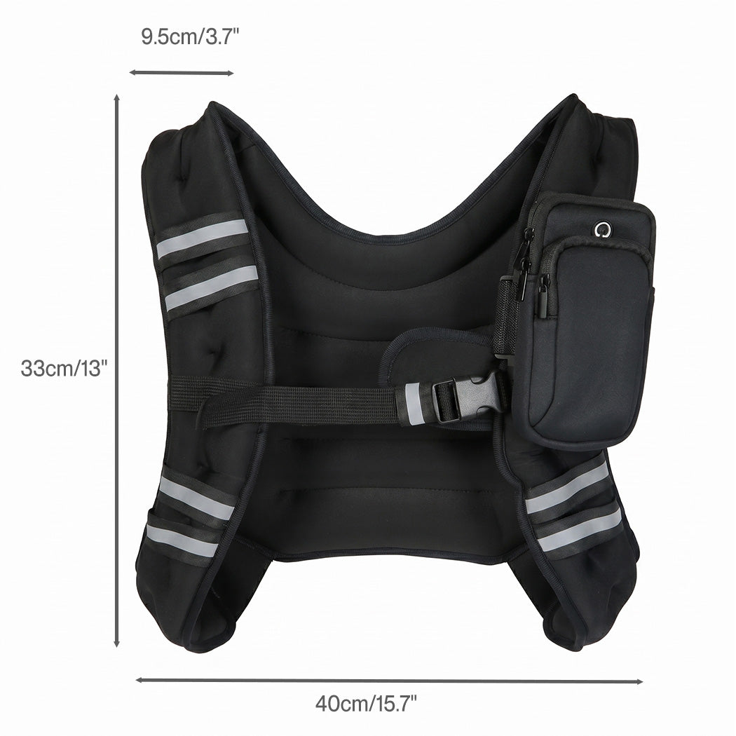 Centra 5.5kg Weighted Vest Adjustable Workout Weight Jacket Exercise Training-2072893535023140866