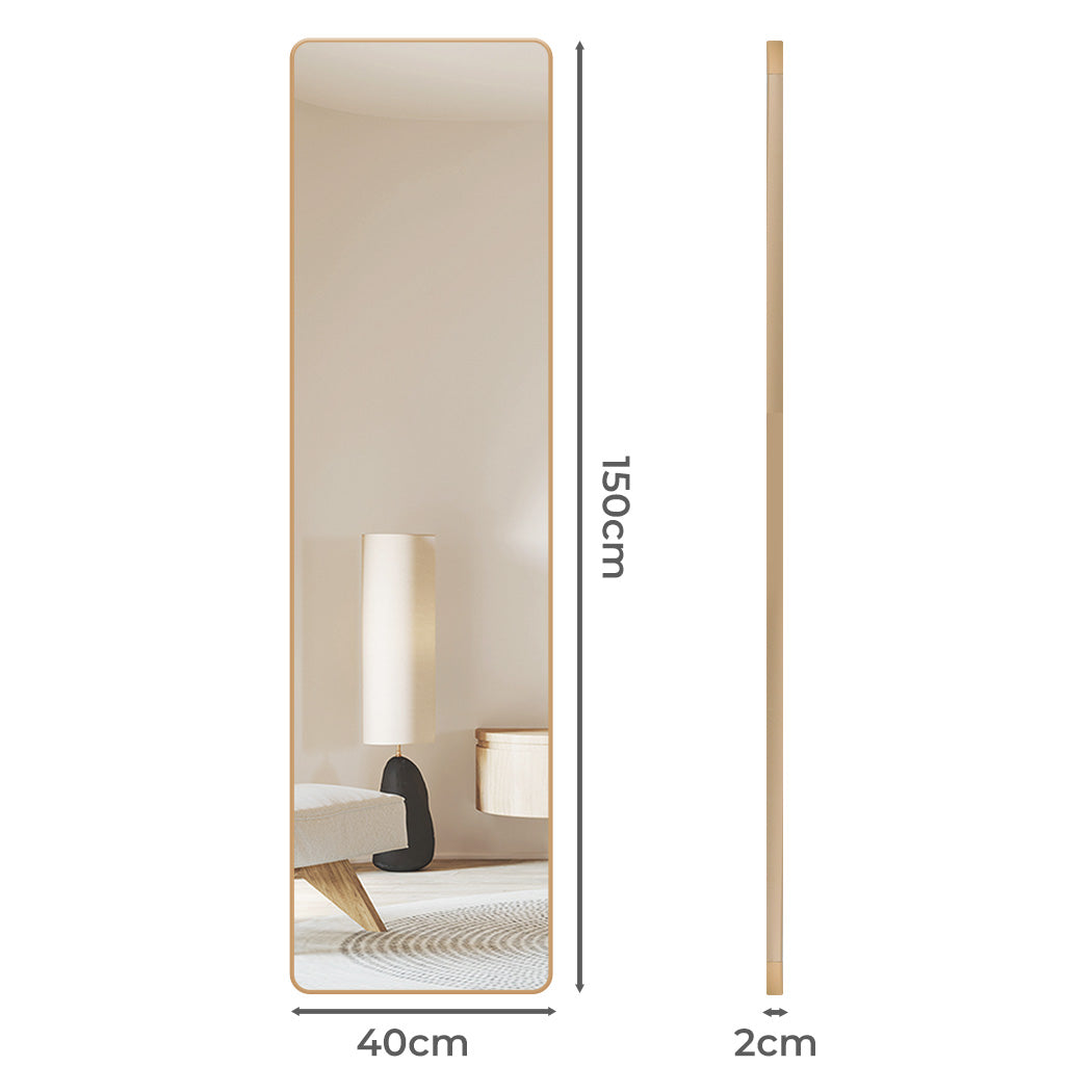 Yezi Wall Mounted Full Length Mirror-1910112235645177858